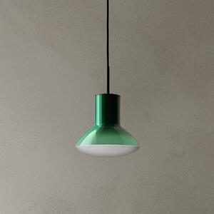 GRUPA Lampa wisząca Onda, możliwość ściemniania, zielony, salon / jadalnia, aluminium, design
