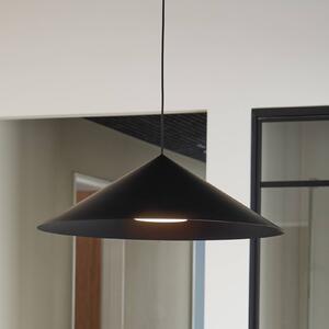 LOOM DESIGN Lampa wisząca Hanzu, możliwość ściemniania, czarny, salon / jadalnia, aluminium, nowoczesny