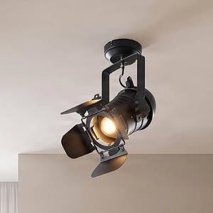 Lampa sufitowa Tilen Lindby, możliwość ściemniania, czarny, salon / jadalnia, metal