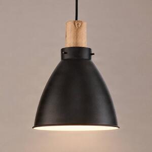 Lampa wisząca Trebale Lindby, możliwość ściemniania, czarny, salon / jadalnia, metal, skandynawski