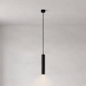 Lampa wisząca Ejona Arcchio, możliwość ściemniania, czarny, przedpokój, aluminium, nowoczesny