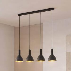 Lampa wisząca Cosmina Arcchio, możliwość ściemniania, czarny, kuchnia, metal, nowoczesny