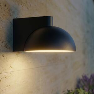 Kinkiet zewnętrzny Velira Lucande, czarny, metal, nowoczesny