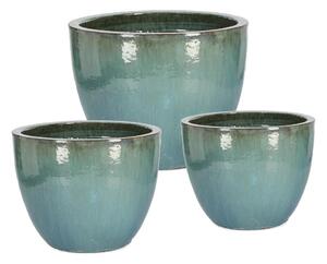 Terakotowe ręcznie wykonane doniczki zestaw 3 szt. ø 46 cm Quang – Bizzotto