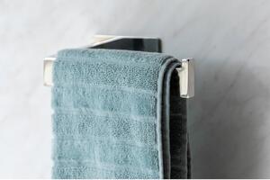 Samoprzylepny uchwyt na ręczniki ze stali nierdzewnej w kolorze błyszczącego srebra Genova – Wenko