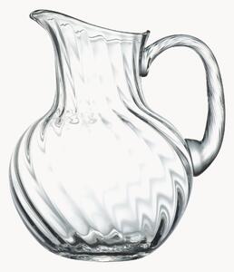 Dzbanek ze szkła dmuchanego Ripple, 2 l