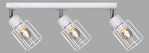 Biała 3-punktowa lampa sufitowa loft - S149-Syntio