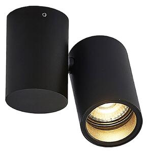 Lampa Sufitowa Arcchio, Gesina, ściemnialny, czarny, salon, metal, nowoczesny