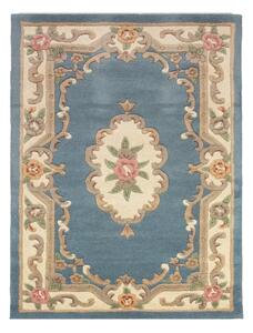 Niebieski wełniany dywan Flair Rugs Aubusson, 75x150 cm