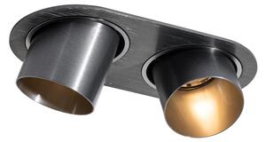 Okrągły podtynkowy reflektor GU10 50 mm 2-punktowy - Installa