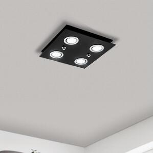 Eglo Eglo 33804 - LED Plafon GRATTINO 4xGU10/2,8W/230V 3000K czarny EG33804