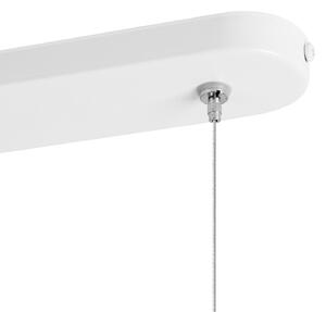 Biała lampa wisząca LED 96cm z metalu W96LED-4K-WEIß wymienny LED wyso