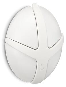 Biały ścienny plastikowy haczyk Tick – Spinder Design
