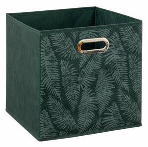 Pudełko do regału 31x31cm Herbier zielone