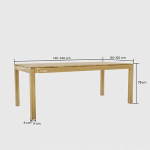 Stół Drewniany Dombo – stol do jadalni nowoczesny, stół rozkładany