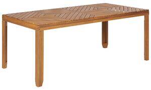 Tradycyjny stół ogrodowy jadalniany drewno akacjowe 6-osobowy Baratti Beliani