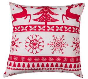 Świąteczna poduszka dekoracyjna czerwona