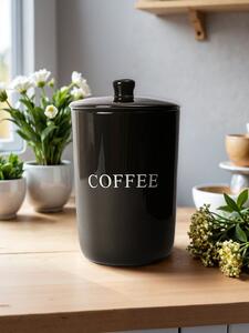 Sinsay - Pojemnik do przechowywania z napisem "Coffee" - czarny