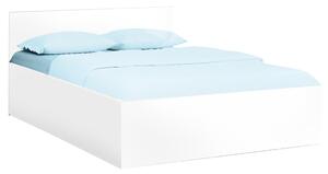 Łóżko SOFIA 160 x 200 cm, białe Stelaż: Ze stelażem listwowym elastycznym, Materac: Bez materaca