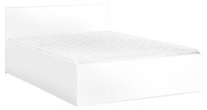 Łóżko SOFIA 140 x 200 cm, białe Stelaż: Ze stelażem listwowym elastycznym, Materac: Bez materaca