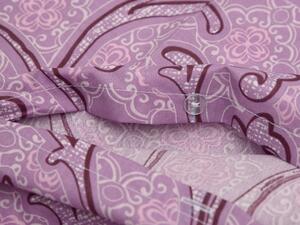 Pościel bawełniana LUSIA fioletowa Rozmiar pościeli: 2 szt 70 x 90 cm | 200 x 220 cm