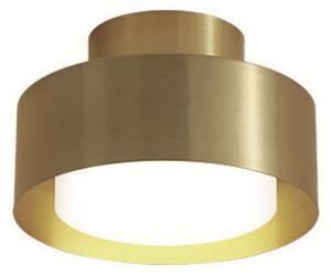Cilindro C Gold - nowoczesna lampa sufitowa LED plafon złoty mosiądz