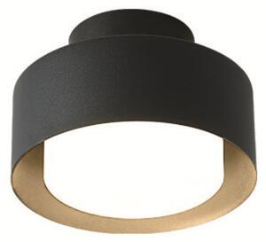 Cilindro C Black - nowoczesna lampa sufitowa LED plafon czarny