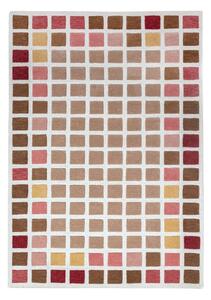 Różowy wełniany dywan tkany ręcznie 160x230 cm Renga Wool – Flair Rugs
