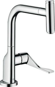 Hansgrohe jednouchwytowa bateria kuchenna SELECT AXOR CITTERIO DN 15, z wyciąganą wylewką chrom