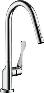 HansGrohe bateria zlewozmywakowa Axor Citterio chrom z wyciąganą wylewką 39835000