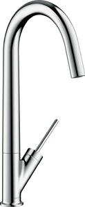 Hansgrohe Allegra Starck bateria zlewozmywakowa Axor Starck chrom z obrotową wylewką