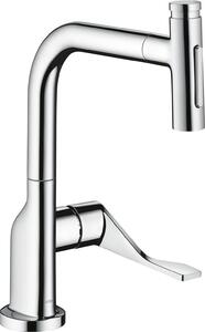 Hansgrohe jednouchwytowa bateria kuchenna AXOR CITTERIO DN 15, z sBox, wyciągana wylewka chrom