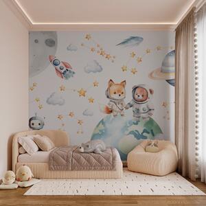 Fototapety Uroczy zwierzęcy astronauci w kosmosie, Fototapety Kosmos, w03779 : Uwalls.pl