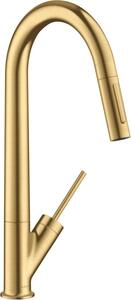 Hansgrohe AXOR Starck jednouchwytowa bateria kuchenna 270 z wyciąganą wylewką, 10821250