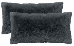 Poduszka z poduszką HEERLEN 6 szt. antracytowy Fleece PV