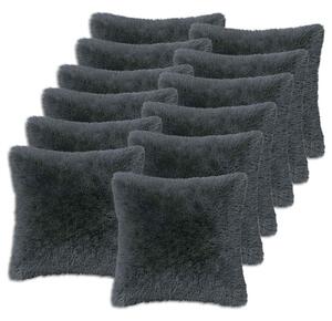 Poduszka z poduszką HEERLEN 12 szt. antracytowy Fleece PV