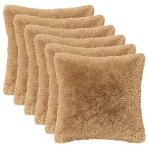Poduszka z poduszką HEERLEN 12 szt. Szarobeżowy Fleece PV