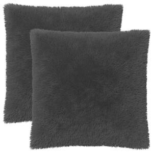 Poduszka z poduszką HEERLEN 2 szt. Czarny Fleece PV