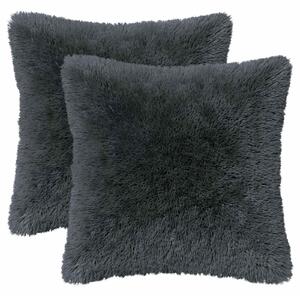 Poduszka z poduszką HEERLEN 6 szt. antracytowy Fleece PV