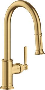 Hansgrohe AXOR Montreux Jednouchwytowa bateria kuchenna DN 15, 180, z wyciąganą wylewką, 16581250