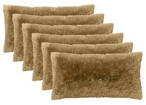 Poduszka z poduszką HEERLEN 6 szt. jasnoszary Fleece PV
