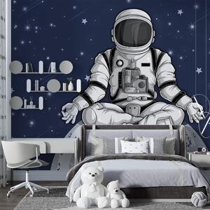 Fototapeta Astronauta siedzący na Księżycu, Fototapety Kosmos, Popularne Fototapety, t00020 - Tapeko.pl