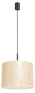 Stylowa lampa wisząca beżowy marmur B4-M79