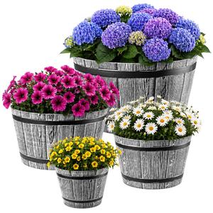 Donica na kwiaty Sori 23, 30, 40, 50 cm, jasny szary