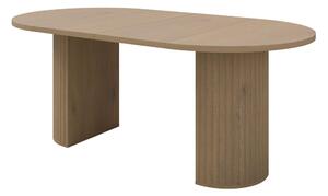 MebleMWM Stół rozkładany OVALIO | 100/188 cm | Dąb cremona
