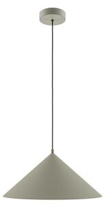 Lampa wisząca z szarym kloszem stożkiem Maytoni MOD167PL-01BG Basic E27 35cm