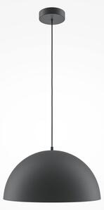 Lampa wisząca z czarnym kopułowym kloszem nad stolik Maytoni MOD168PL-01B Basic E27 35cm