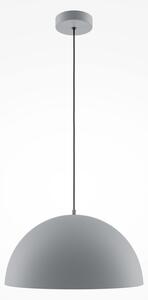 Lampa wisząca z szarym kopułowym kloszem nad stolik Maytoni MOD168PL-01GR Basic E27 35cm