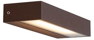 Zewnetrzna Nowoczesna lampa ścienna rdzawo-brązowa z diodą LED IP65 - Hannah Oswietlenie zewnetrzne
