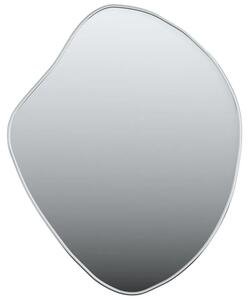 Srebrne eleganckie lustro 50x40 cm L3-Z86